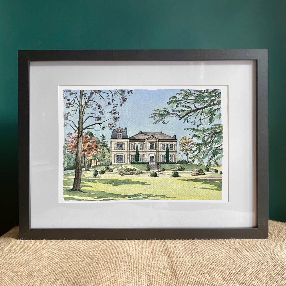 Image of Chateau de Garde print