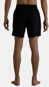 Image 3 of Men's versatile chill and swim shorts, Black.