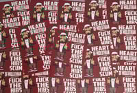 Image 2 of **REDUCED* 20 8x8cm Hearts, Heart of Midlothian Football/Ultras Beer mats.
