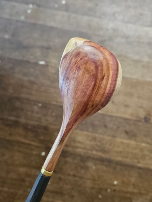 Image of Small Plum Wood Cooking Soulspoon 