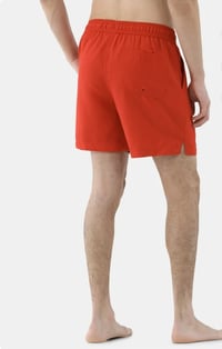Image 4 of Men's versatile chill and swim shorts, Red.