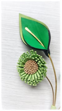 Image 12 of FLORALIA Spilla Scultura - Viride