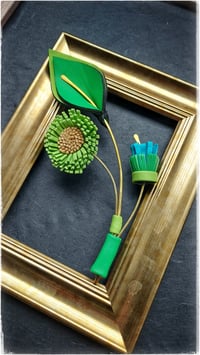 Image 3 of FLORALIA Spilla Scultura - Viride