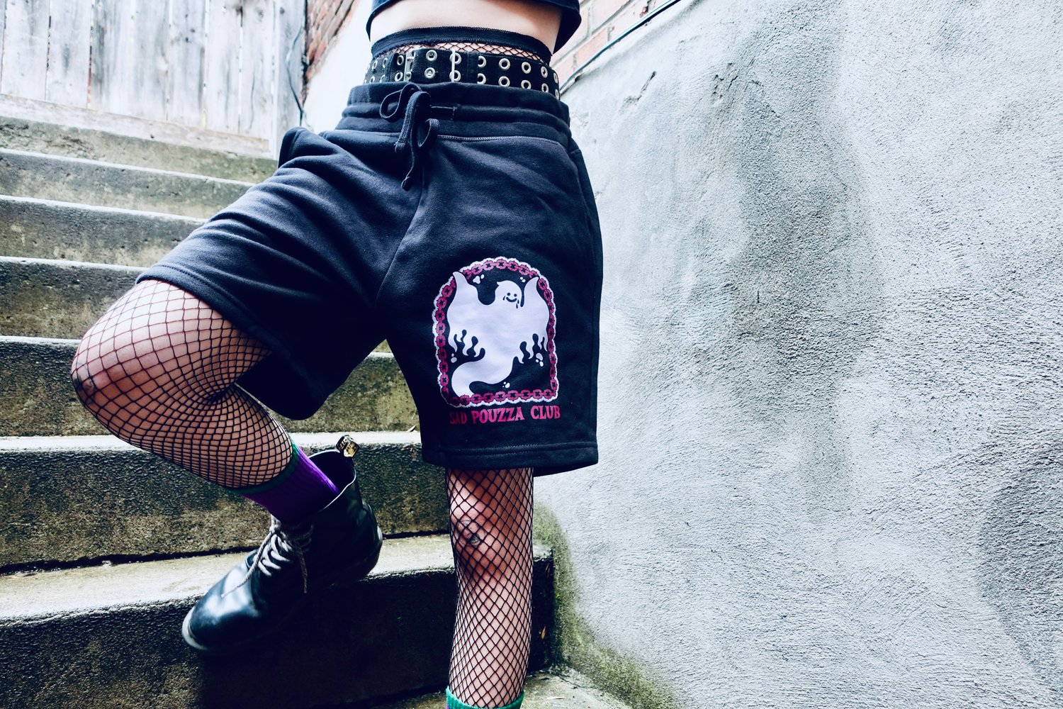 Image of " Sad Pouzza Club " Jogging Shorts