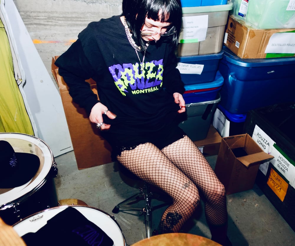 Image de Pouzza " Fuck les lundis " Long Sleeve