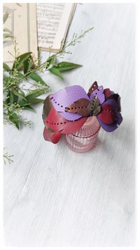 Image 17 of Cerchietto per i capelli artigianale in pelle FOLIAGE HEADBAND - Betty