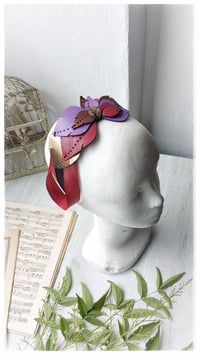 Image 4 of Cerchietto per i capelli artigianale in pelle FOLIAGE HEADBAND - Betty