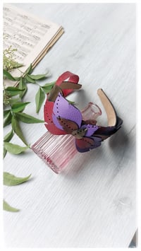 Image 20 of Cerchietto per i capelli artigianale in pelle FOLIAGE HEADBAND - Betty