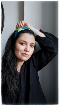 Image 8 of Cerchietto per i capelli artigianale in pelle FOLIAGE HEADBAND - OceanoMare