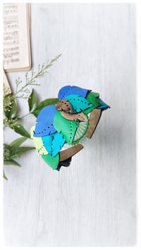 Image 12 of Cerchietto per i capelli artigianale in pelle FOLIAGE HEADBAND - OceanoMare