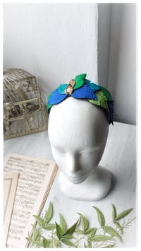 Image 5 of Cerchietto per i capelli artigianale in pelle FOLIAGE HEADBAND - OceanoMare
