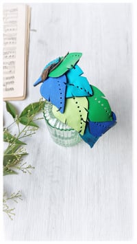 Image 21 of Cerchietto per i capelli artigianale in pelle FOLIAGE HEADBAND - OceanoMare