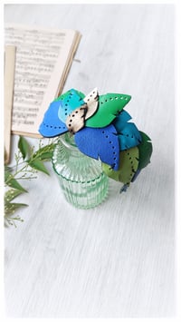 Image 1 of Cerchietto per i capelli artigianale in pelle FOLIAGE HEADBAND - OceanoMare