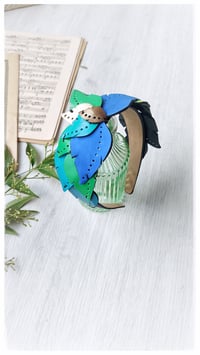 Image 23 of Cerchietto per i capelli artigianale in pelle FOLIAGE HEADBAND - OceanoMare