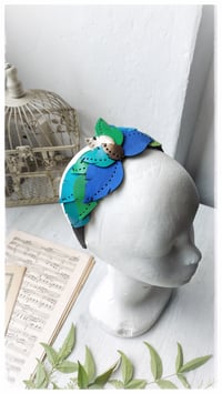 Image 6 of Cerchietto per i capelli artigianale in pelle FOLIAGE HEADBAND - OceanoMare