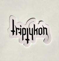 Image 1 of Triptykon Band Logo Matte Vinyl Sticker 