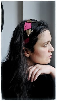 Image 8 of Cerchietto per i capelli artigianale in pelle FOLIAGE HEADBAND - Pasionaria