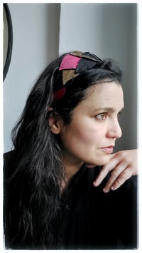 Image 14 of Cerchietto per i capelli artigianale in pelle FOLIAGE HEADBAND - Pasionaria