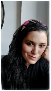 Image 15 of Cerchietto per i capelli artigianale in pelle FOLIAGE HEADBAND - Pasionaria