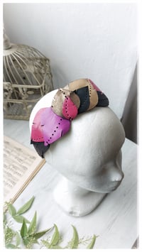 Image 6 of Cerchietto per i capelli artigianale in pelle FOLIAGE HEADBAND - Pasionaria
