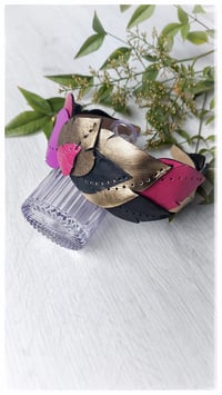 Image 2 of Cerchietto per i capelli artigianale in pelle FOLIAGE HEADBAND - Pasionaria