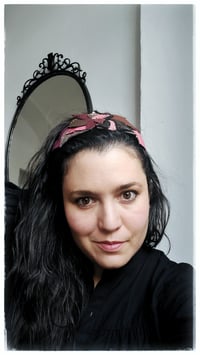 Image 19 of Cerchietto per i capelli artigianale in pelle FOLIAGE HEADBAND - Romanza
