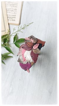 Image 8 of Cerchietto per i capelli artigianale in pelle FOLIAGE HEADBAND - Romanza