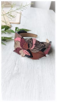Image 17 of Cerchietto per i capelli artigianale in pelle FOLIAGE HEADBAND - Romanza