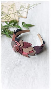 Image 16 of Cerchietto per i capelli artigianale in pelle FOLIAGE HEADBAND - Romanza