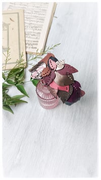 Image 24 of Cerchietto per i capelli artigianale in pelle FOLIAGE HEADBAND - Romanza