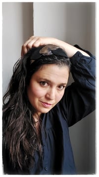Image 6 of Cerchietto per i capelli artigianale in pelle FOLIAGE HEADBAND - Sogno