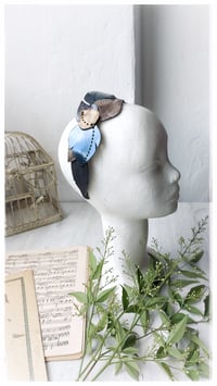 Image 4 of Cerchietto per i capelli artigianale in pelle FOLIAGE HEADBAND - Sogno