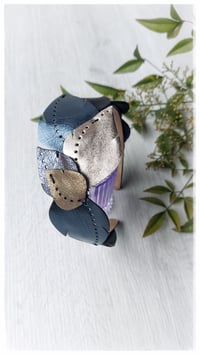 Image 3 of Cerchietto per i capelli artigianale in pelle FOLIAGE HEADBAND - Sogno