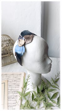 Image 5 of Cerchietto per i capelli artigianale in pelle FOLIAGE HEADBAND - Sogno