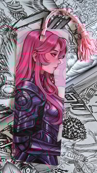 Rose Warrior - 3D Bookmark