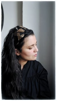 Image 14 of Cerchietto per i capelli artigianale in pelle FOLIAGE HEADBAND - Spleen