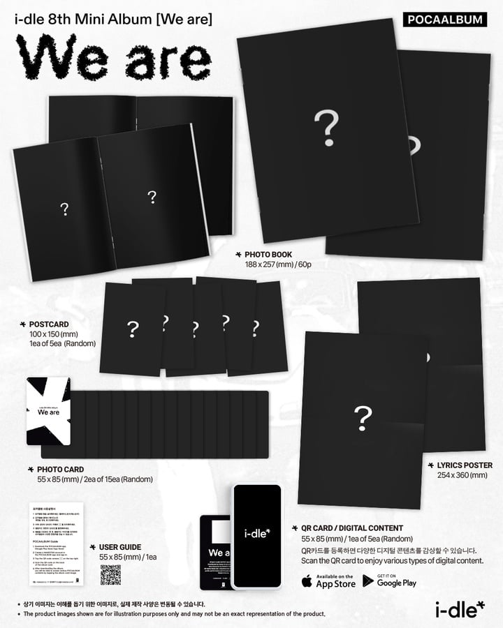 Image of [PRE-ORDER] I-DLE ‘WE ARE’ (POCAALBUM) (Photobook Ver.)