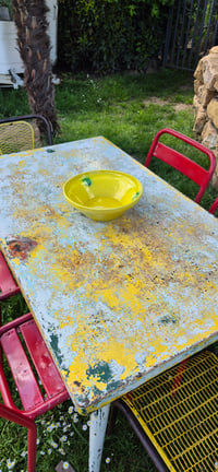 Image 7 of Grande table Tolix pieds compas