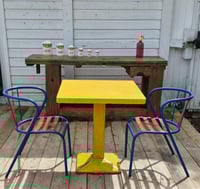 Image 3 of Table Kub Tolix carrée -2