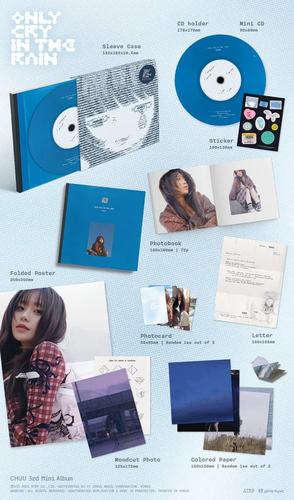 Image of CHUU ‘Only cry in the rain’