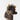 The MIKEY Critter Monster Puppet in Feathered Brown with Horns