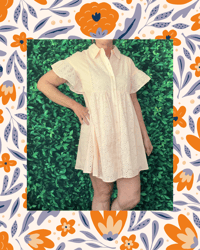 Pink Eyelet Dress