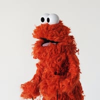 Image 3 of The MIKEY Critter Monster Puppet in Shag Orange