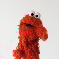 Image 1 of The MIKEY Critter Monster Puppet in Shag Orange