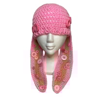 Image 2 of Pink Button Hat