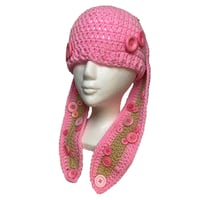 Image 3 of Pink Button Hat