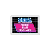 Sega Official Blast Processor Laminated Membership Card [LIMITED]