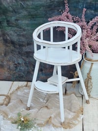Image 1 of   Photo prop highchair  NEW !! White