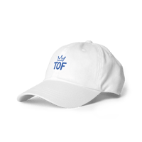 Image 2 of TOF Crown Dad Hat – White Edition (One Size Fits All)