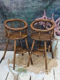 Image 3 of   Photo prop highchair  NEW !! Brown